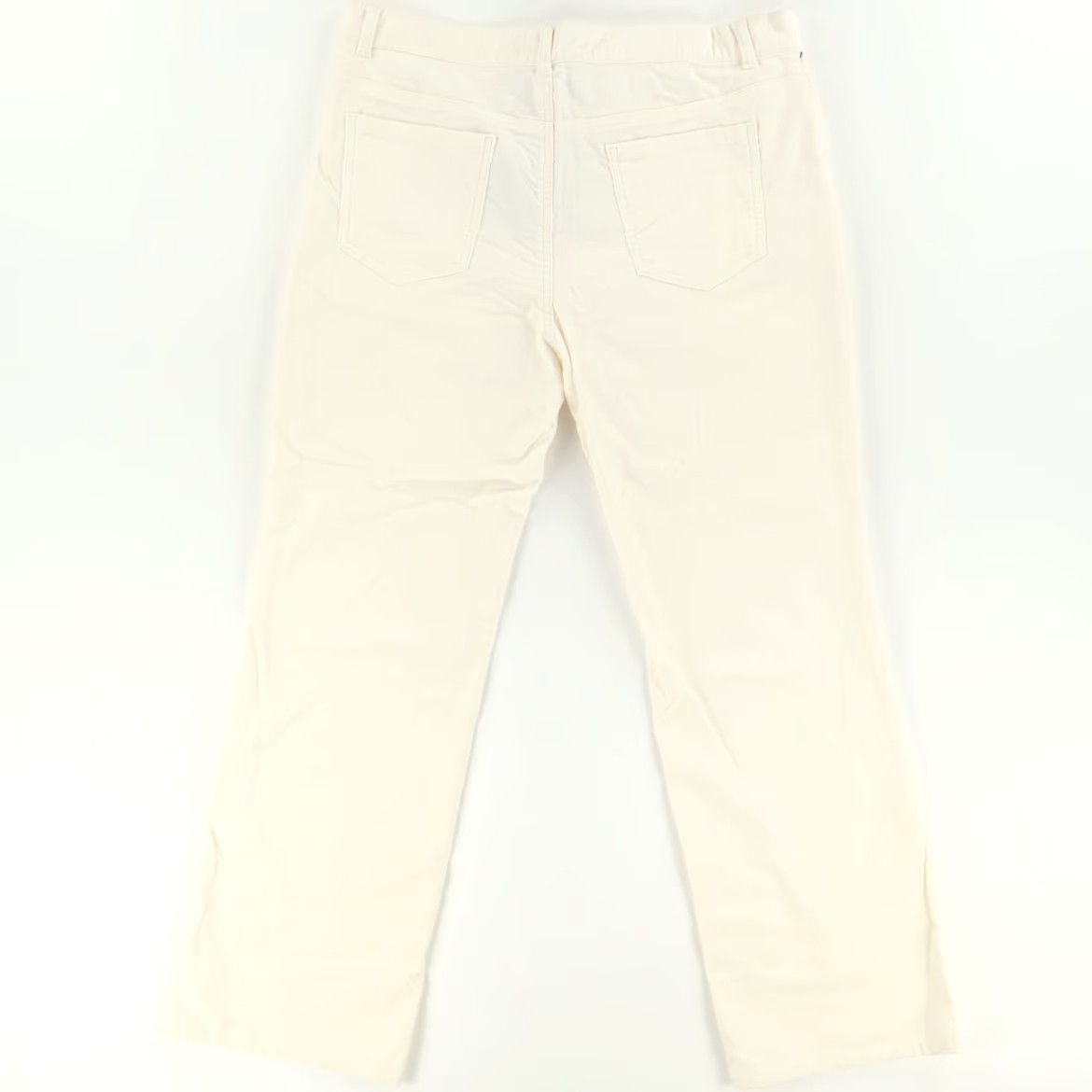 Talbots Talbots Stretch Flannel Cotton Knit Chino Pants Cream Women's 14P Size 36" / US 14 / IT 50 - 4 Thumbnail