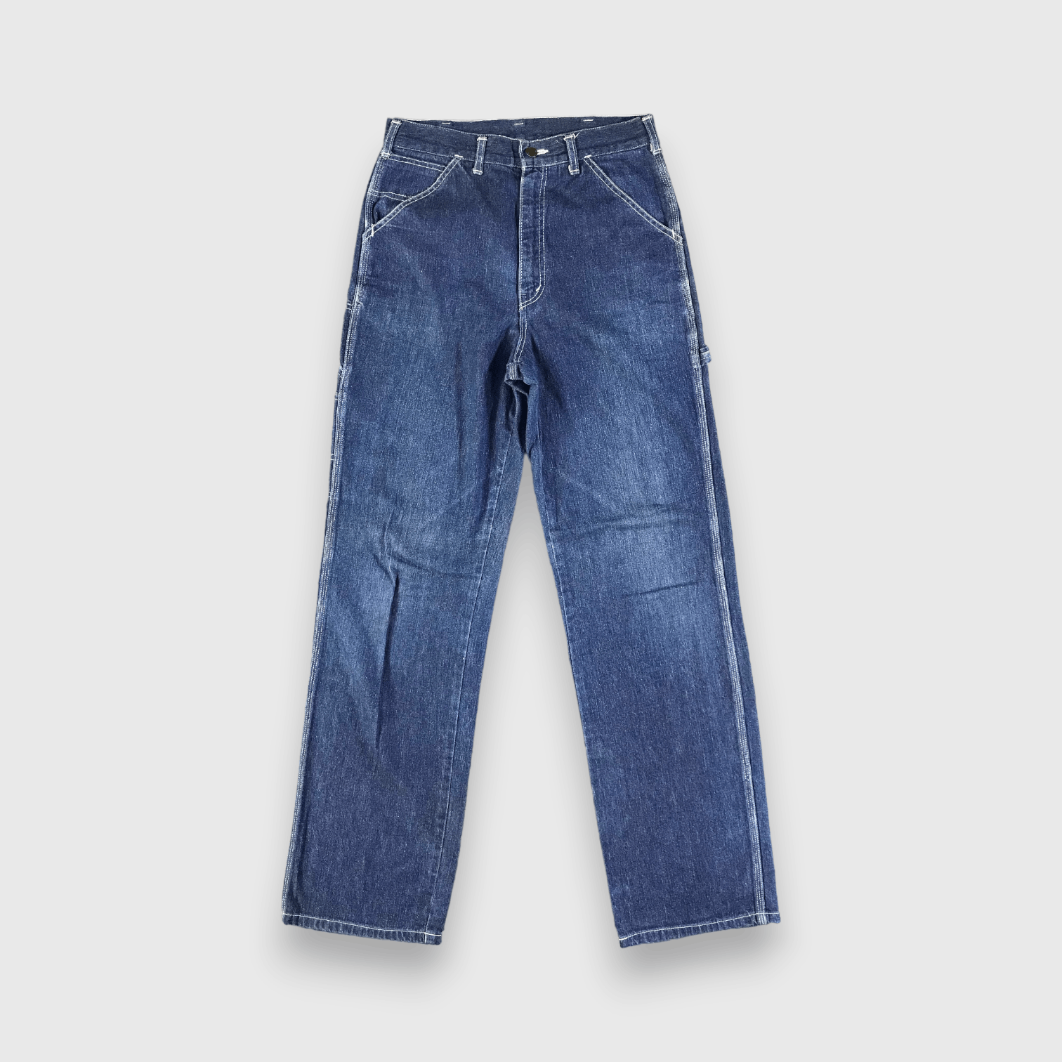 Japanese Brand Vintage Japanese Carpenter Jeans Blue Wash Denim -J2859 Size US 30 / EU 46 - 1 Thumbnail