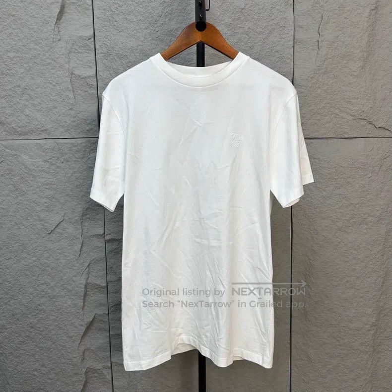 Loewe Loewe White Embroidered Logo Short Sleeve Size US S / EU 44-46 / 1 - 1 Thumbnail