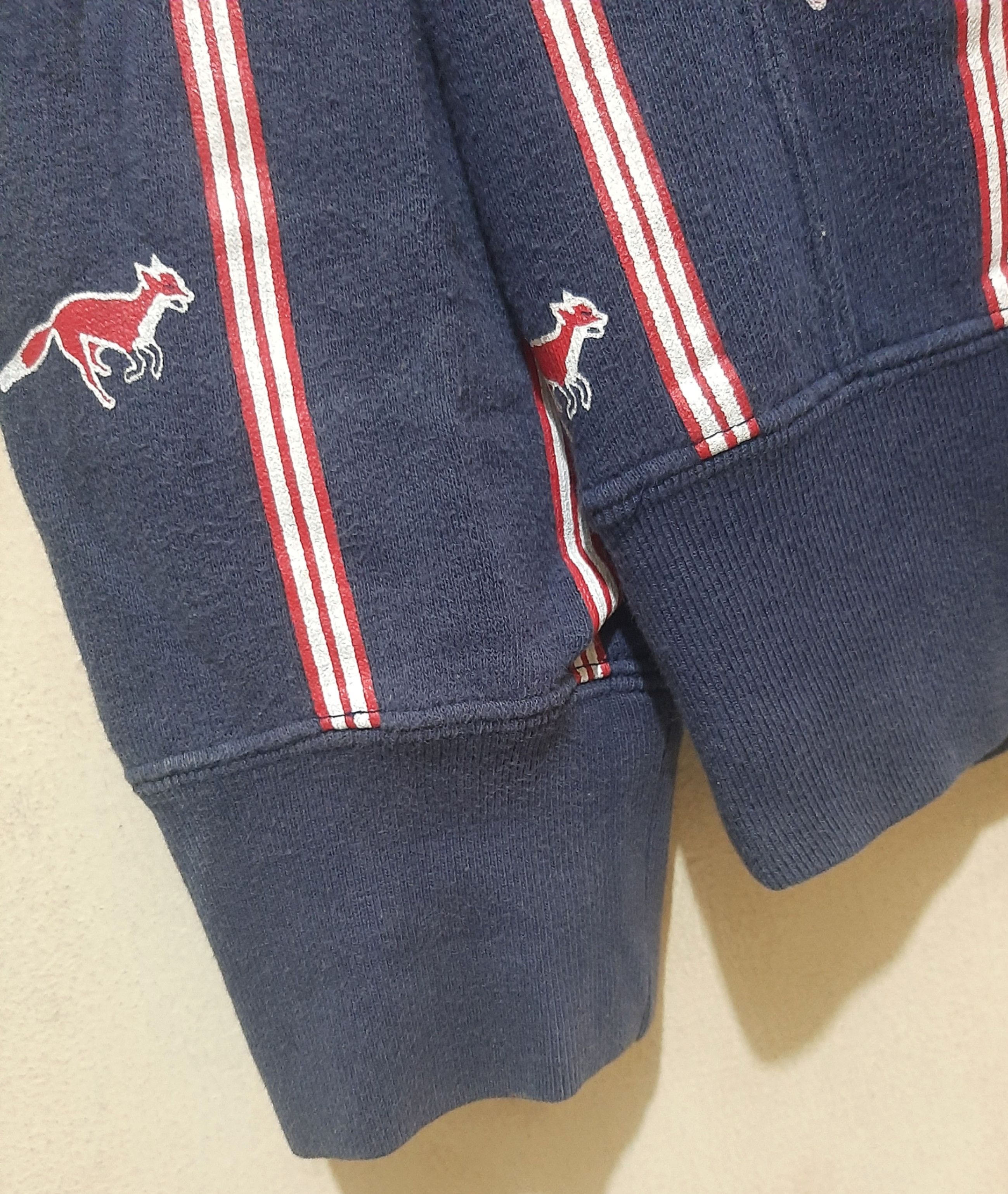 Thom Browne 14FW Striped Fox Cotton Sweatshirt MJT006PK6306 Size US M / EU 48-50 / 2 - 9 Thumbnail