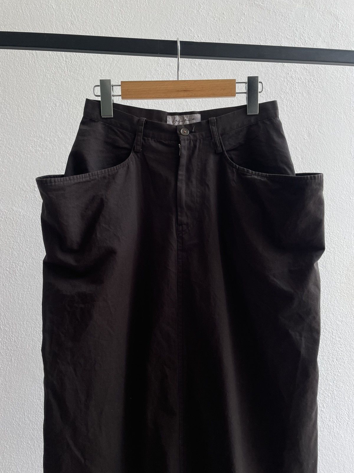 Yohji Yamamoto Vintage Yohji Yamamoto Pencil Pocket Skirts Size 26" / US 2 / IT 38 - 2 Thumbnail