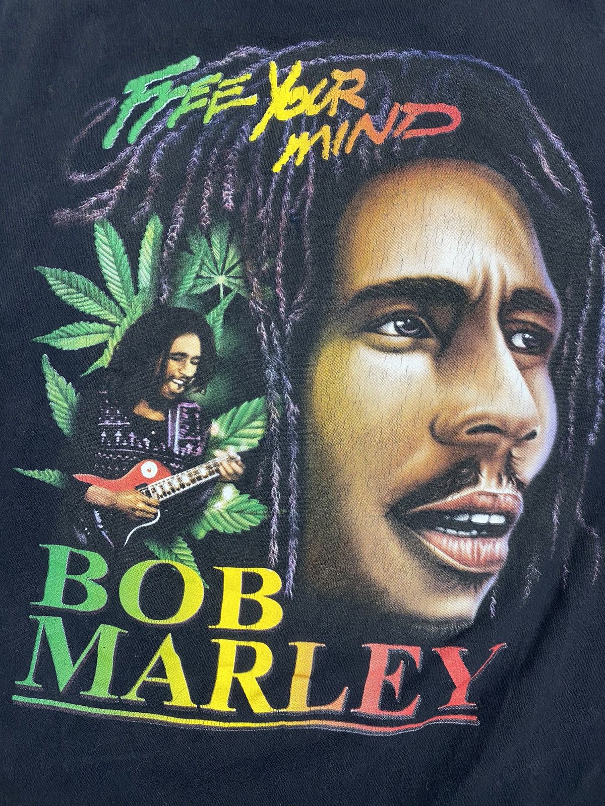 Bob Marley Vintage 00s Bob Marley Legend 420 Weed Ganja Y2K Tee T-Shirt Size US M / EU 48-50 / 2 - 12 Thumbnail