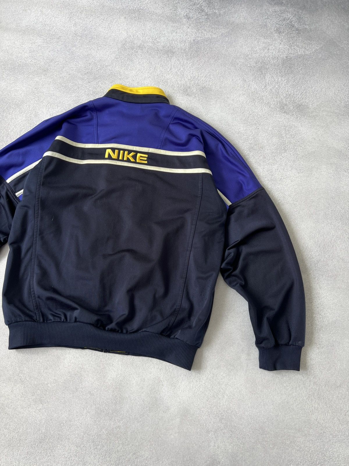 Nike × Vintage Vintage Nike Tracksuit Blue Yellow Retro Style Big Logo Size US S / EU 44-46 / 1 - 13 Thumbnail