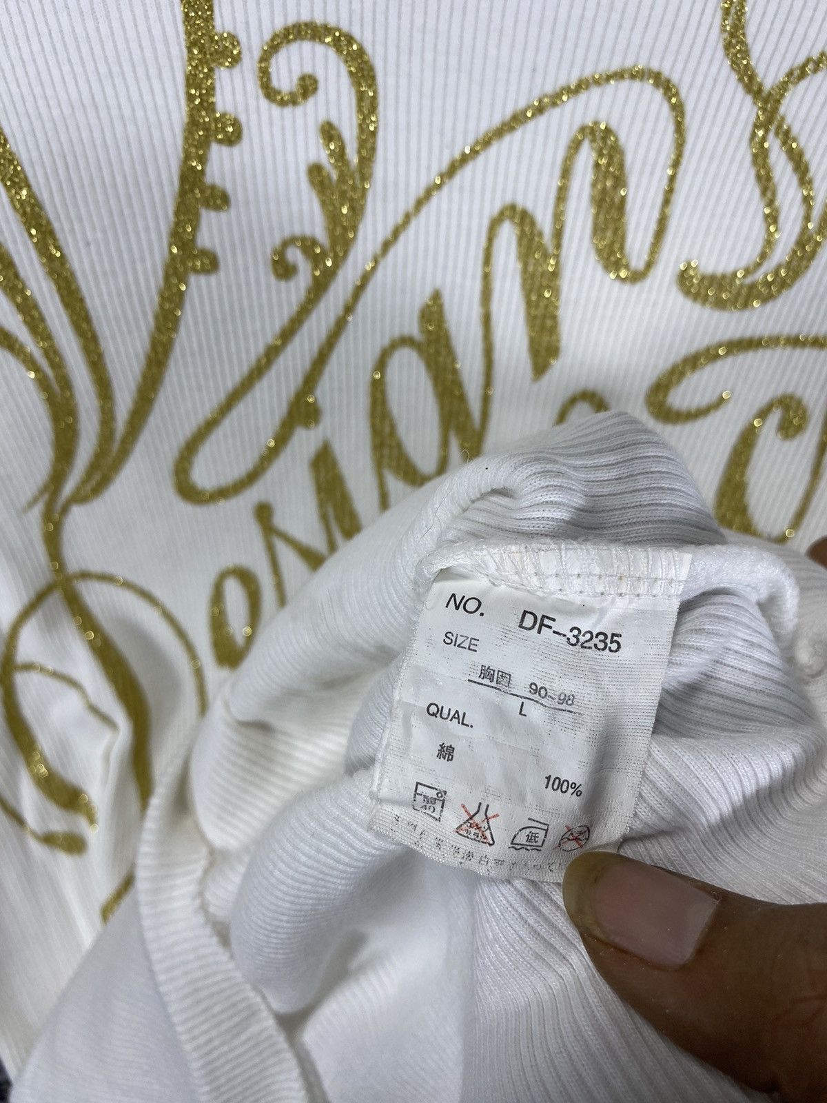 If Six Was Nine × Japanese Brand × Le Grande Bleu (L.G.B.) japanese Place Plan poem longsleeve Size US L / EU 52-54 / 3 - 8 Thumbnail