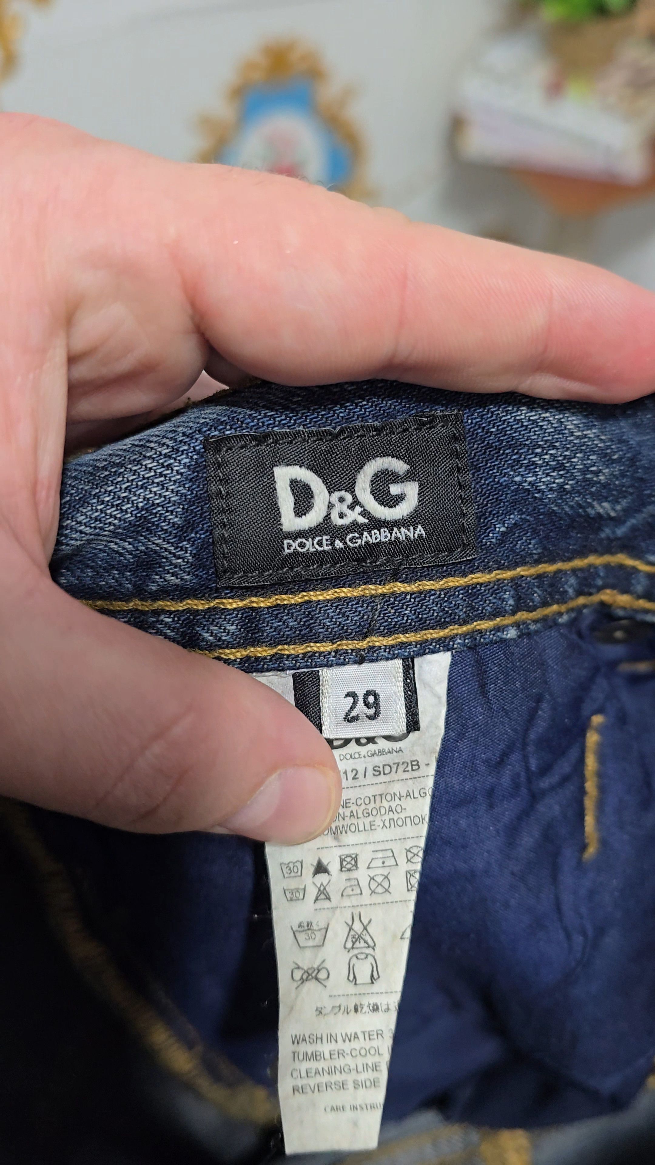 Dolce & Gabbana DOLCE & GABBANA vintage Denim xs small for Man VERY RARE Size US 29 - 2 Thumbnail
