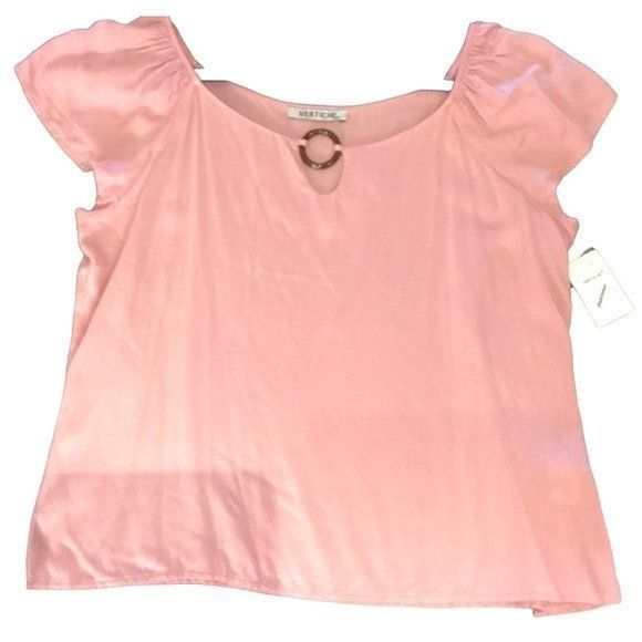 Other Pink Blouse With Ring Detail By Vertiche XL Size XL / US 12-14 / IT 48-50 - 3 Thumbnail