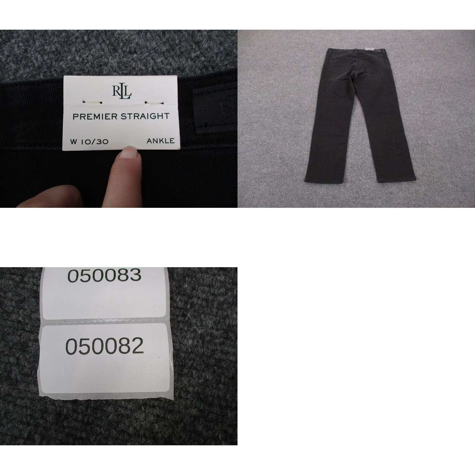 Ralph Lauren Ralph Lauren Jeans Womens 10 Denim Premier Straight Authentic Stretch Casual NEW Jeans Womens 10 Black Denim Straight Stretch Pockets 32W 28Inseam Size 24" / US 00 / IT 34 - 10 Thumbnail