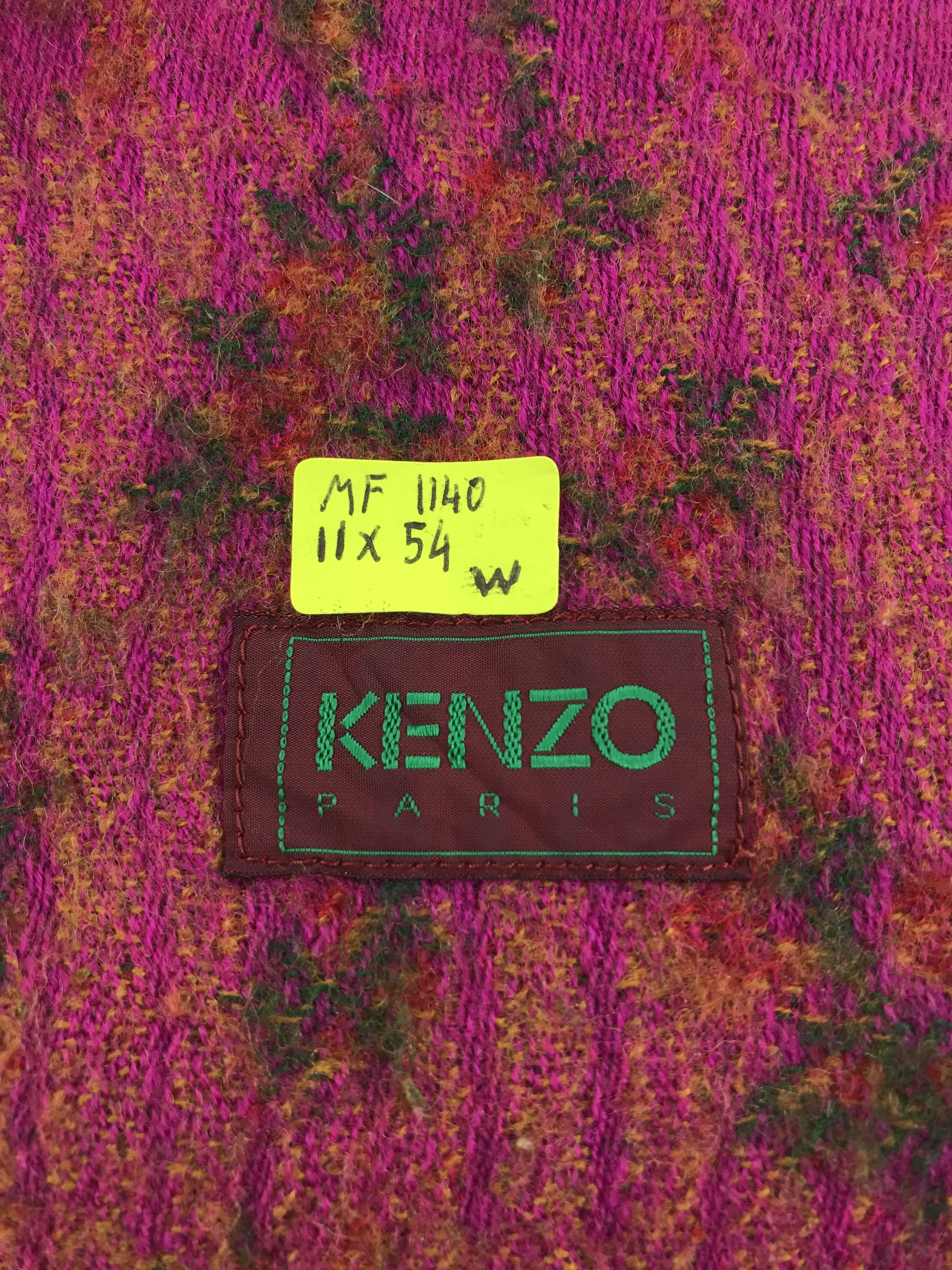 Kenzo Vintage Kenzo Scarf/Muffler/Neckwear MF1140 Size ONE SIZE - 4 Thumbnail
