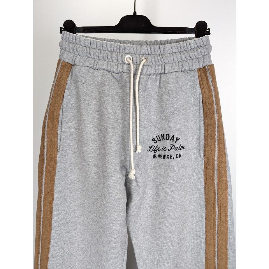 Palm Angels o1rshd1 Q:2 / Sunday Sweatpants & Joggers in Melange Grey Size US 30 / EU 46 - 3 Thumbnail