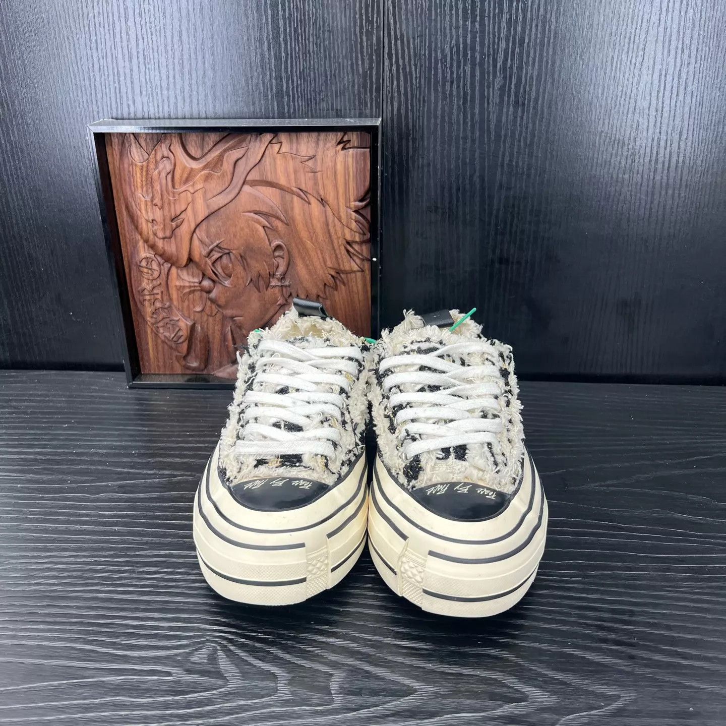 Other Vanness Wu Chanel style black white 37 shoes Size US 6.5 / IT 36.5 - 4 Thumbnail