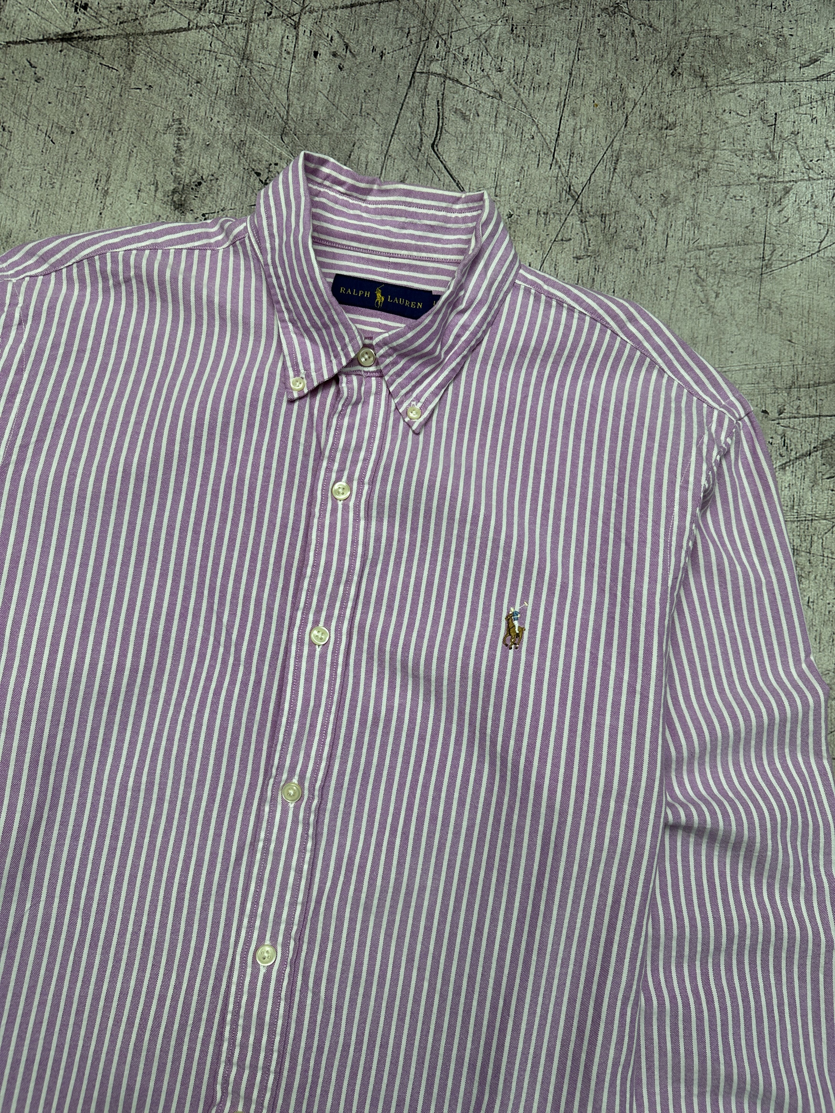 Polo Ralph Lauren Polo Ralph Lauren Mens Long Sleeve Striped Shirt Size US L / EU 52-54 / 3 - 2 Thumbnail