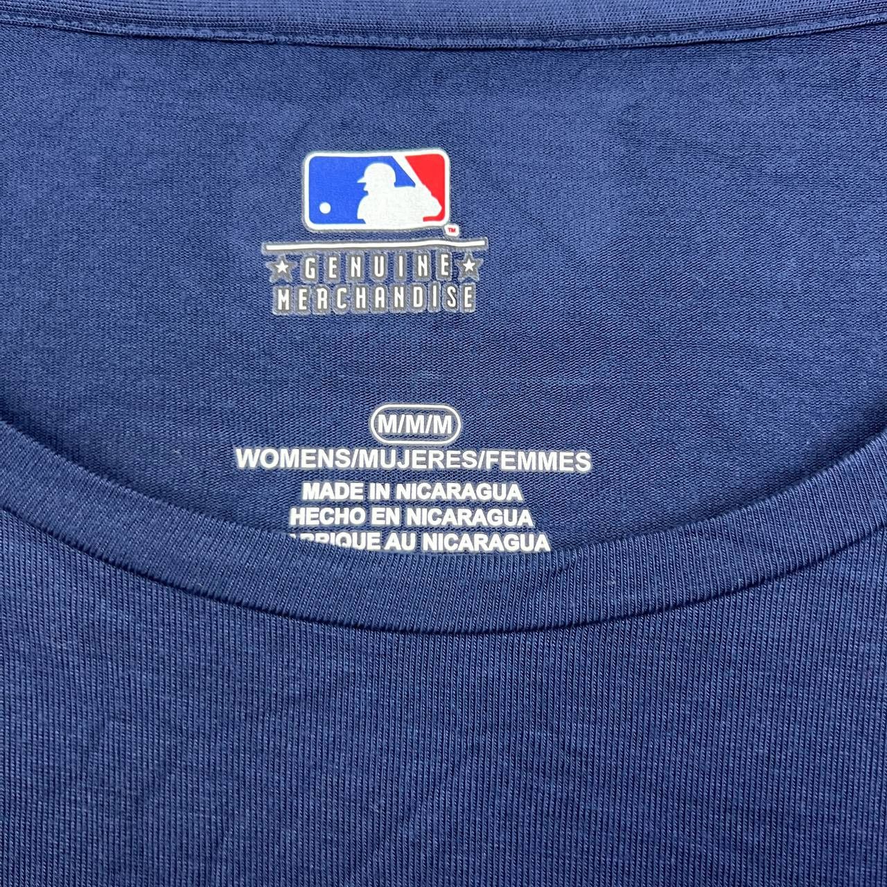 MLB Atlanta Braves Shirt Women Medium Blue MLB Round Neck New M Size M / US 6-8 / IT 42-44 - 6 Thumbnail