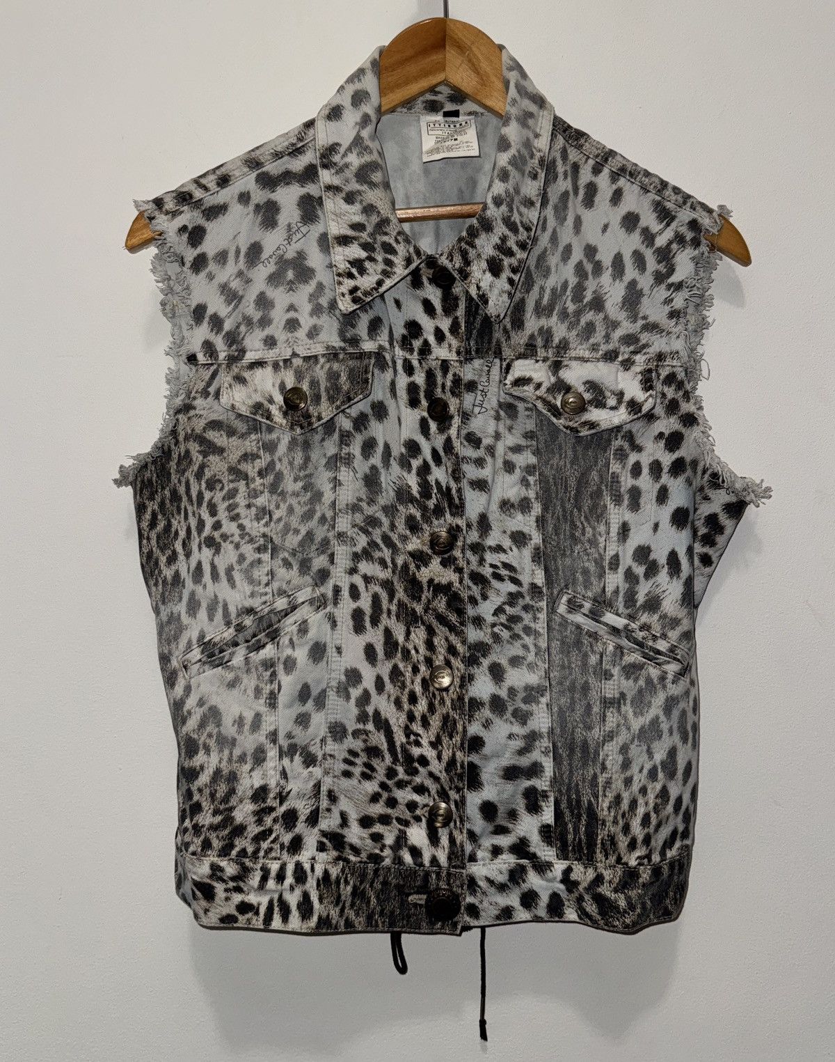Just Cavalli × Vintage RARE Vintage Just Cavalli Animal Print Denim Set Size M / US 6-8 / IT 42-44 - 2 Thumbnail