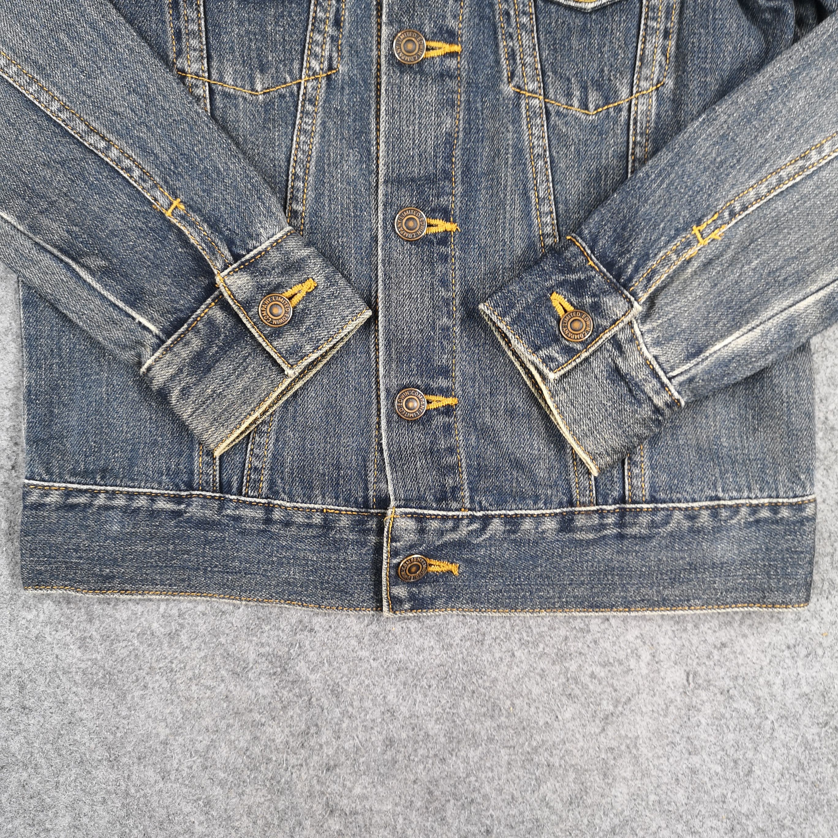 Edwin Vintage Edwin Faded Blue Denim Trucker Jacket Size US XS / EU 42 / 0 - 4 Thumbnail