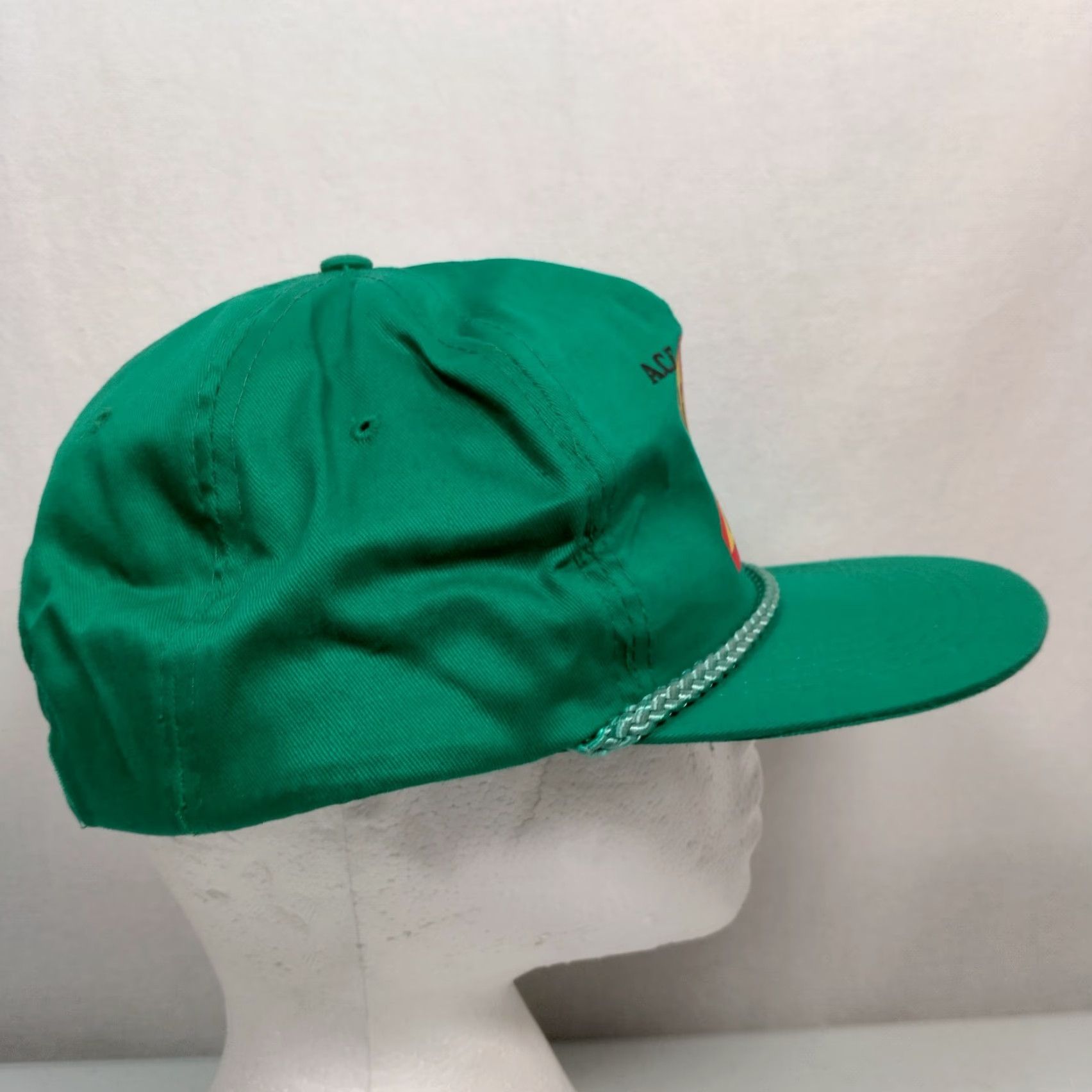 Vintage VINTAGE Farmer Baseball Cap Mens One Size Green Cotton Twill Farm Safety Day Camp 1997 Agriculture Farming Size ONE SIZE - 3 Thumbnail