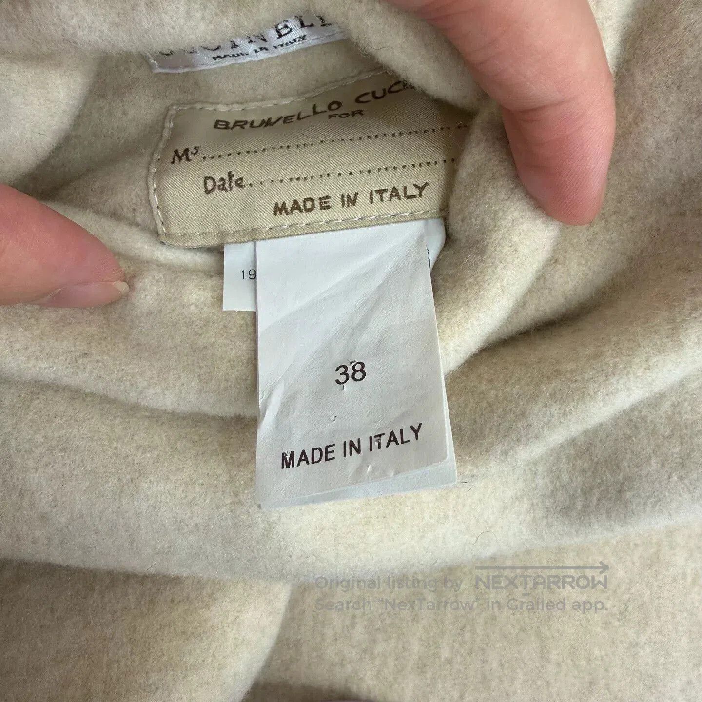 Loro Piana oatmeal reversible cashmere coat size 38. Size US M / EU 48-50 / 2 - 5 Thumbnail