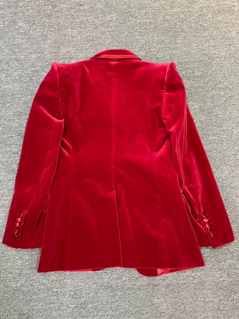 Gucci Gucci Velvet casual suit jacket Size S / US 4 / IT 40 - 2 Thumbnail