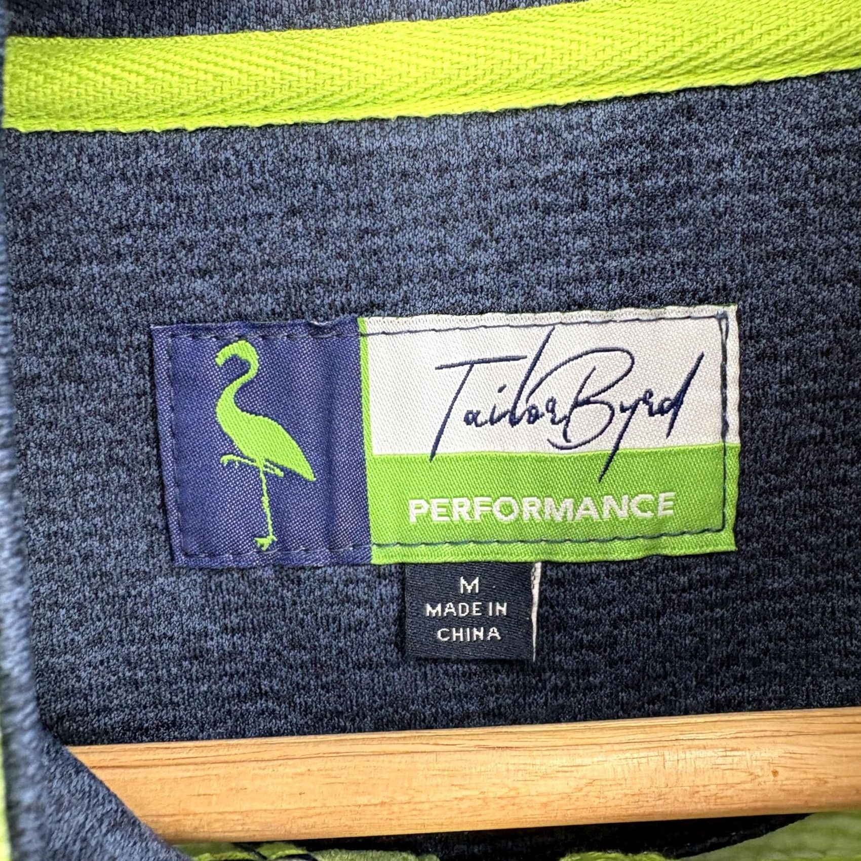 Tailorbyrd TailorByrd Performance Sweater Mens M Green Quarter Zip Pullover SPF 30 Size US M / EU 48-50 / 2 - 3 Thumbnail