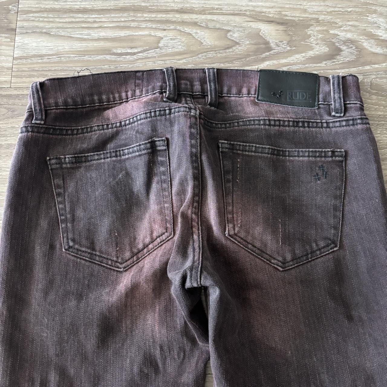 Vintage Crazy Vintage Y2K/2000s Grunge Faded Acid Wash Skinny Denim Jeans! 30x32 Size US 30 / EU 46 - 7 Thumbnail