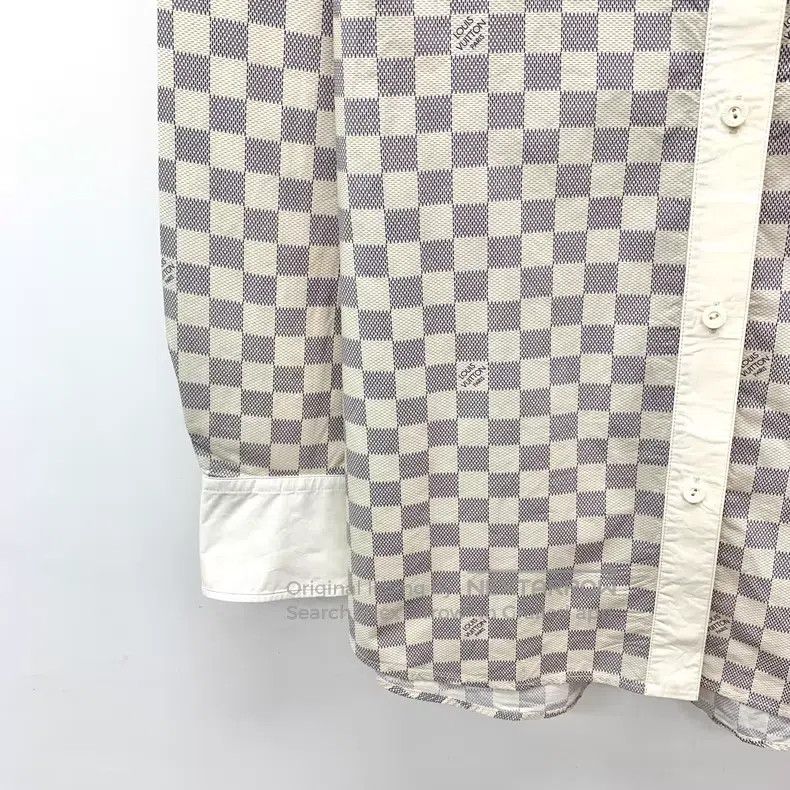 Louis Vuitton Louis Vuitton 23 white logo full-print cotton lapel single Size XS / US 0-2 / IT 36-38 - 4 Thumbnail
