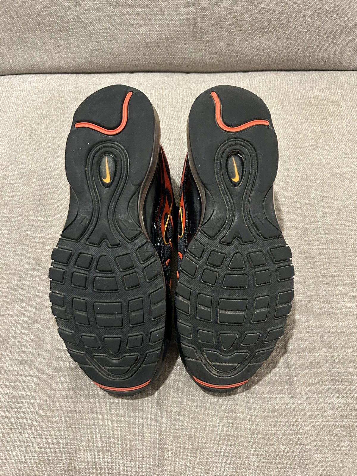 Nike ☀️NIKE AIR MAX 97 SHOCK ORANGE☀️ Size US 9.5 / EU 42-43 - 6 Thumbnail