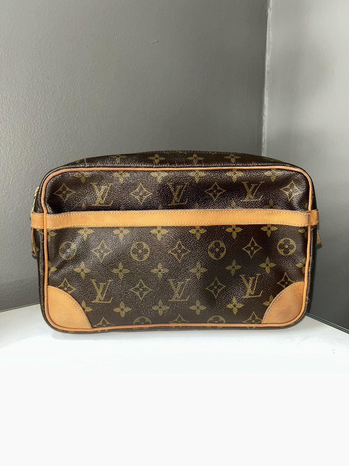 Louis Vuitton Vintage Louis Vuitton Monogram Compiègne 28 Clutch Bag 861 Size ONE SIZE - 1 Thumbnail