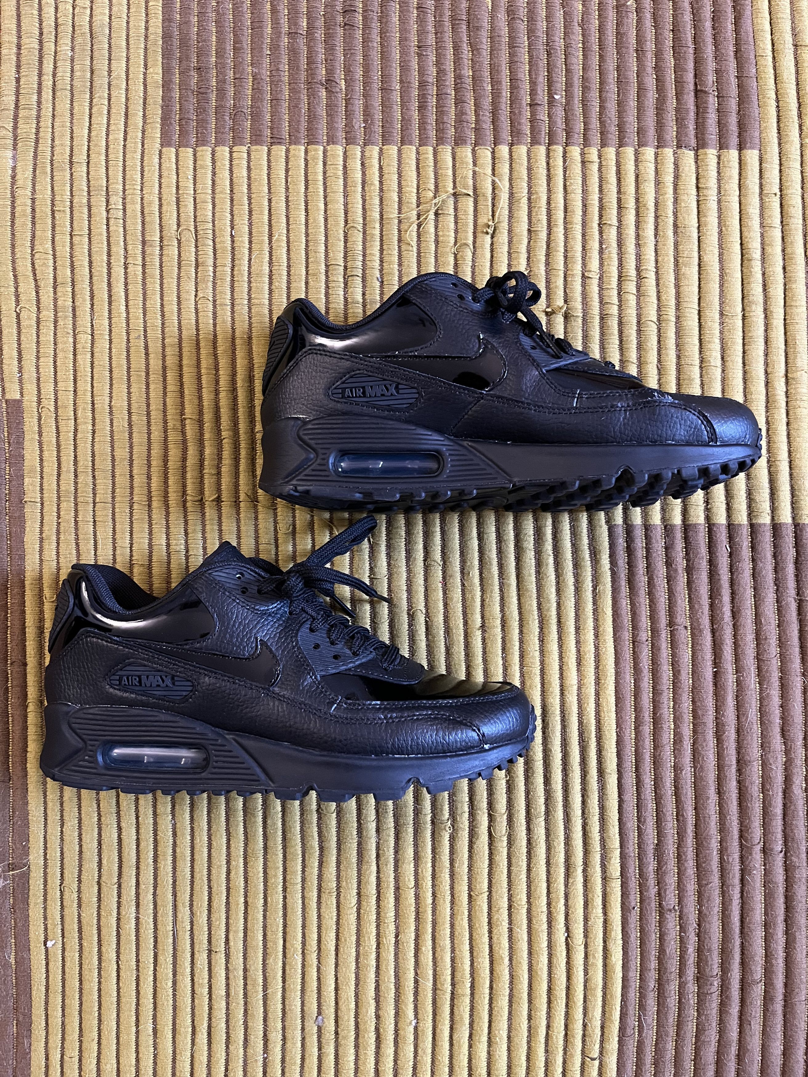 Nike air max 90 patent black store