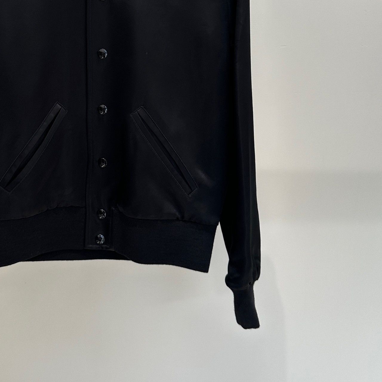 Saint Laurent Paris Saint Laurent Black Shark Long Sleeve Jacket Size XXS / US 00 / IT 34 - 4 Thumbnail