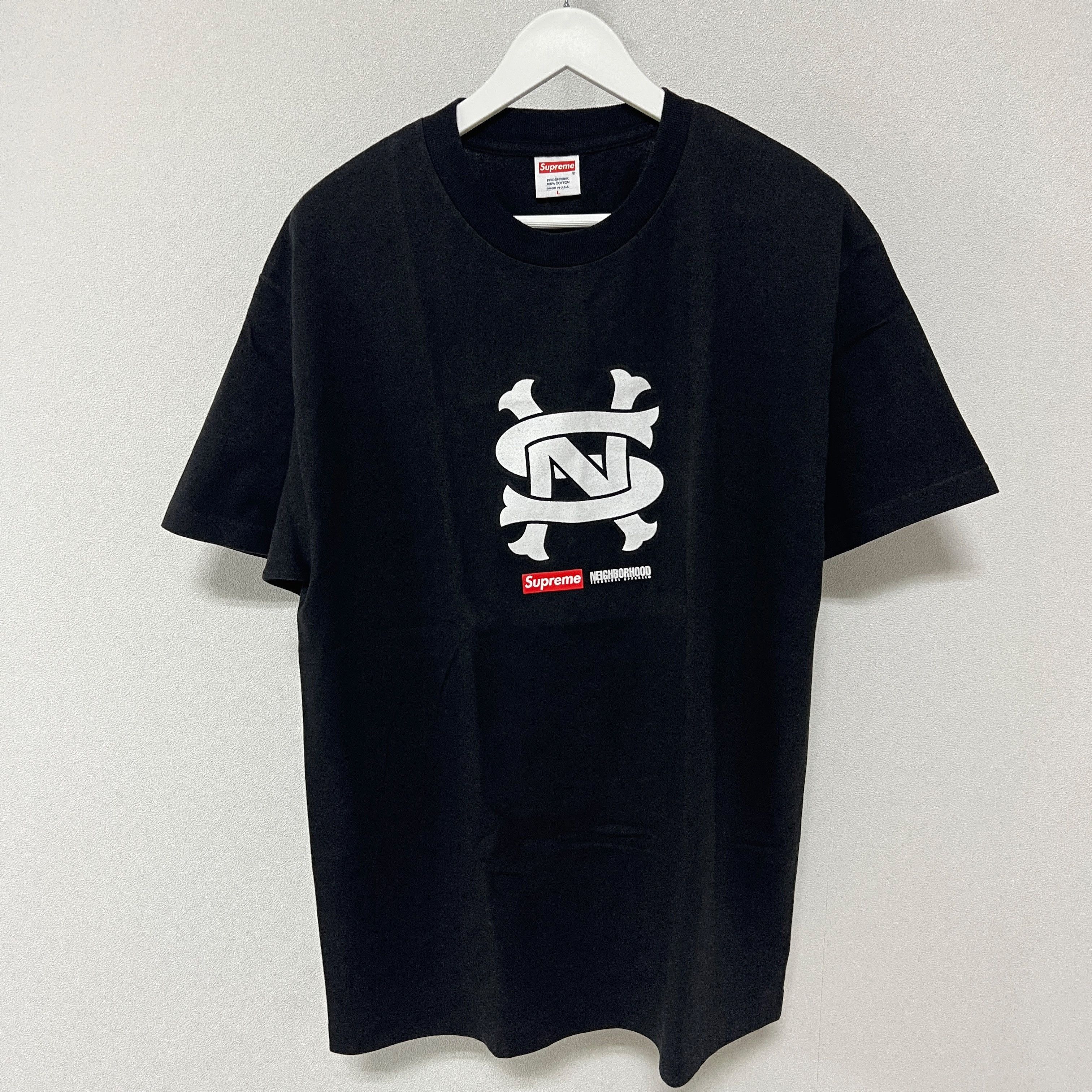 Supreme Supreme AW07 Neighborhood NS Logo Tee Black Size US L / EU 52-54 / 3 - 3 Thumbnail