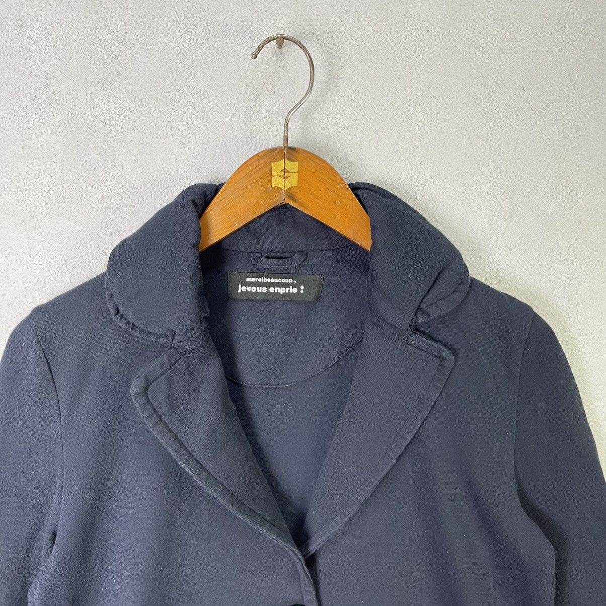 mercibeaucoup Merci Beaucoup Je Vous En Prie Tailored Sweat Blazer Jacket Size S / US 4 / IT 40 - 2 Thumbnail