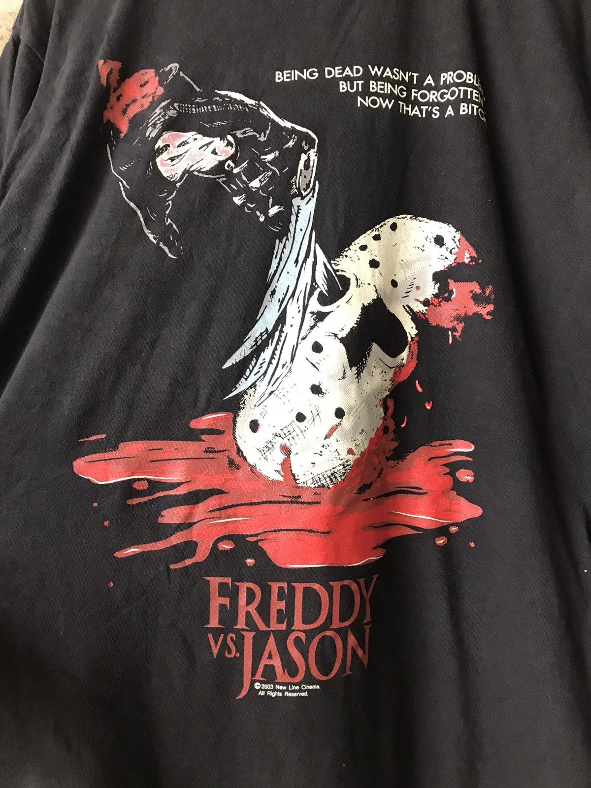 Vintage Vintage 00s Freddy vs Jason Shirt Size US L / EU 52-54 / 3 - 2 Thumbnail
