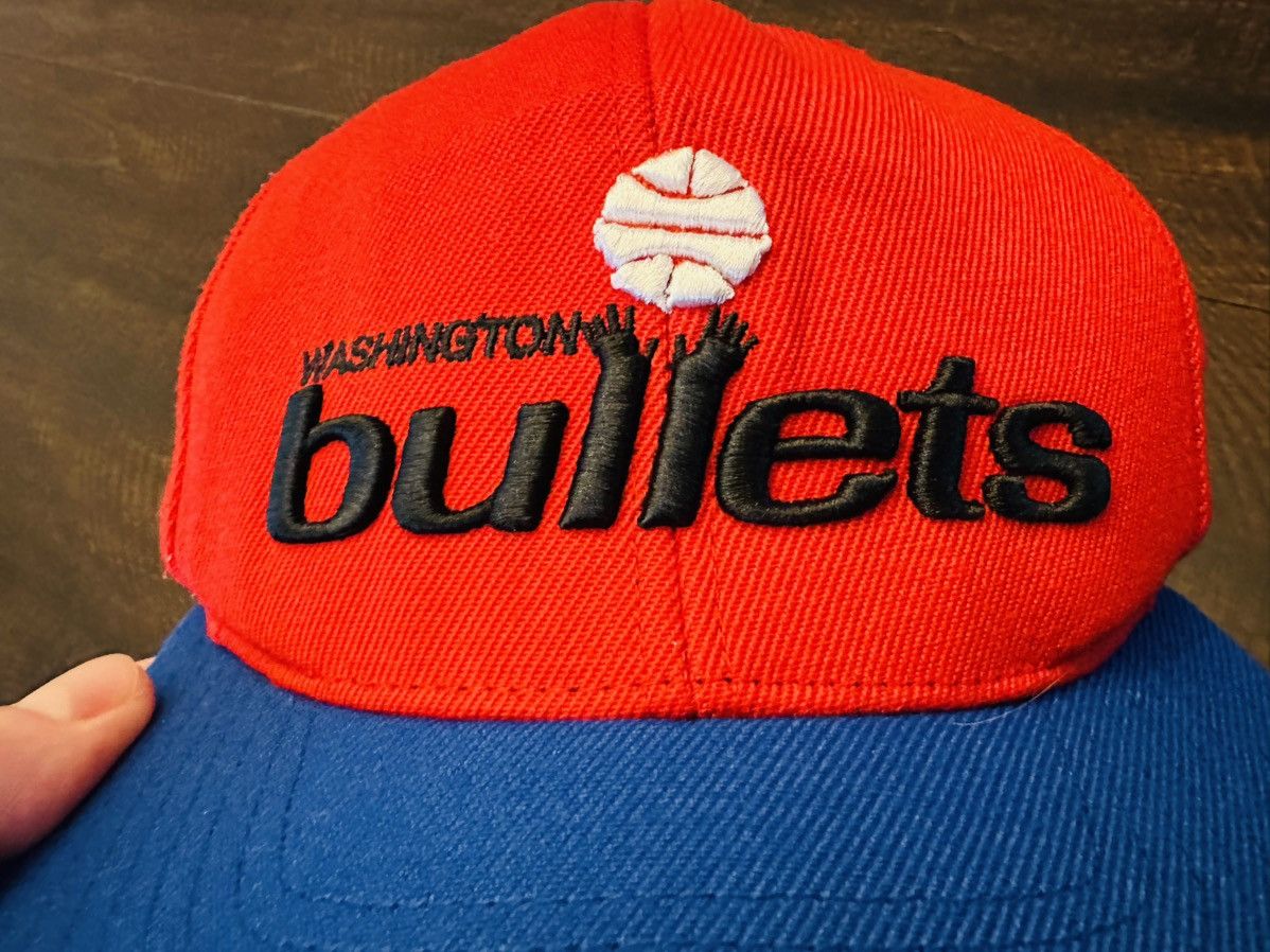 Mitchell & Ness Mitchell & Ness Washington Bullets Fitted Hat-Size 7 1/4 Size ONE SIZE - 2 Thumbnail