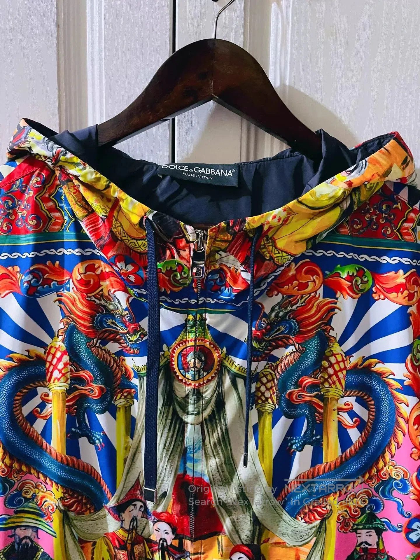 Dolce & Gabbana Multi-Color Printed Hooded Jacket. Size US M / EU 48-50 / 2 - 3 Thumbnail