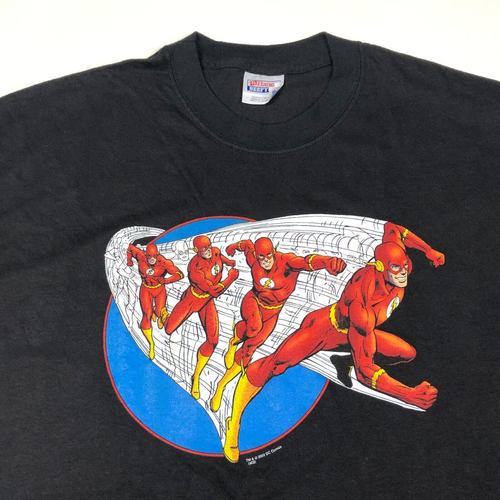 DC Comics × Vintage vintage 2002 The Flash DC Comics running Speed Tee T Shirt Size US XL / EU 56 / 4 - 2 Thumbnail