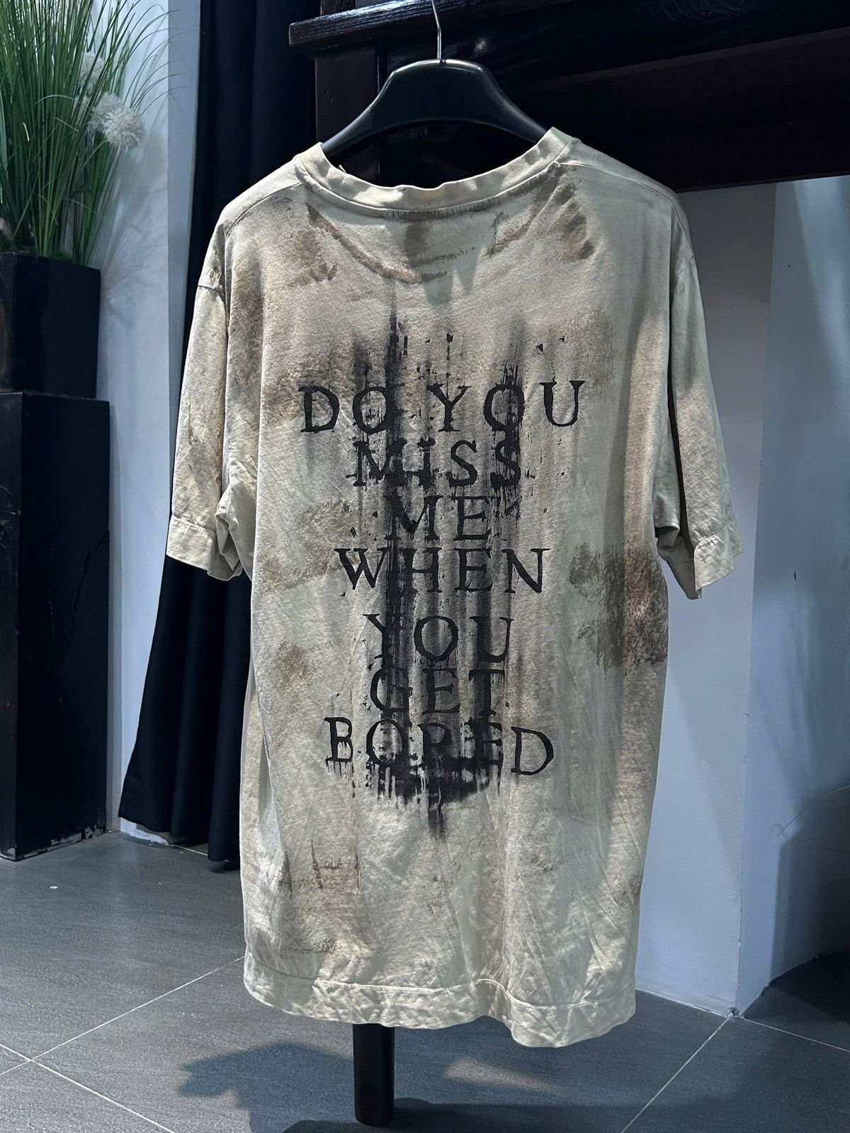 1017 ALYX 9SM 1017 ALYX 9SM Faded Effect Crewneck T Shirt Beige Size US L / EU 52-54 / 3 - 2 Thumbnail