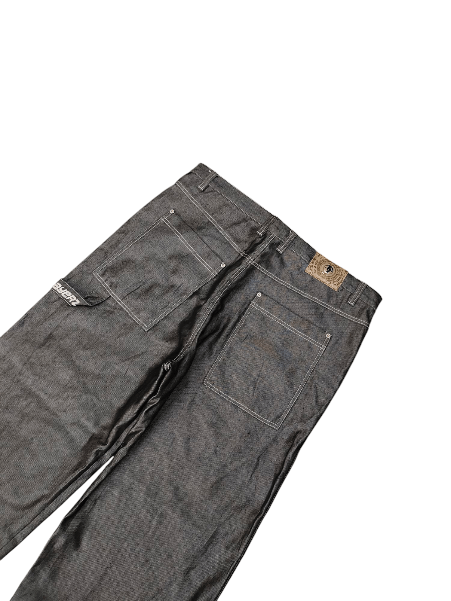 Southpole Baggy Jeans Playerz 69 Carpenter Distress Denim Wide Leg Y2k Size US 40 / EU 56 - 2 Thumbnail