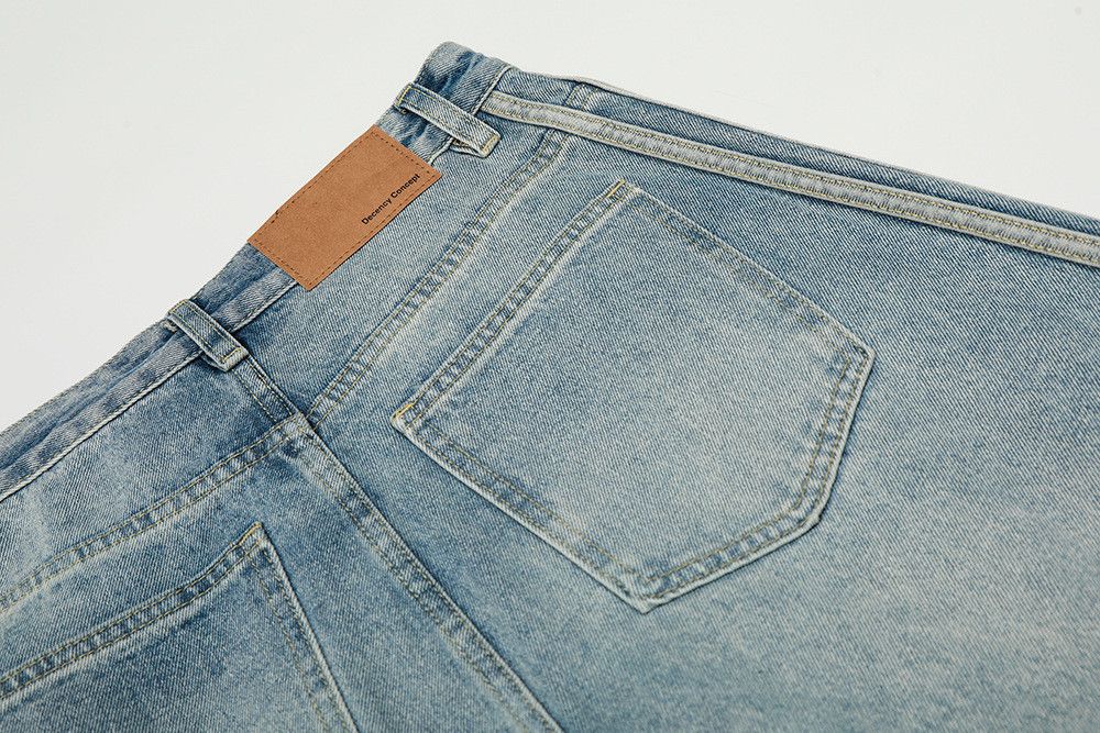Vintage American retro wide-leg cleanfit curved men's jeans Size US 32 / EU 48 - 5 Thumbnail
