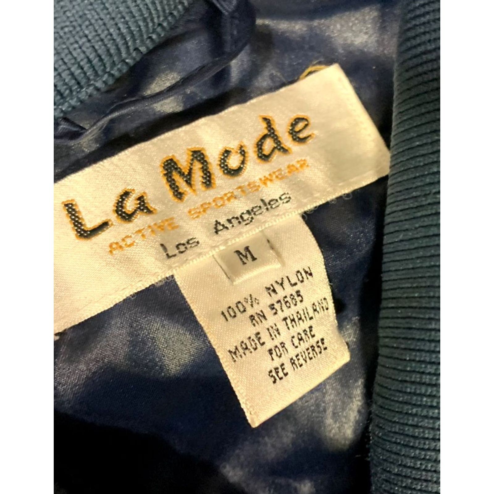 Vintage VINTAGE 80s La Mode Windbreaker Jacket Blue Medium Mens Size US M / EU 48-50 / 2 - 3 Thumbnail