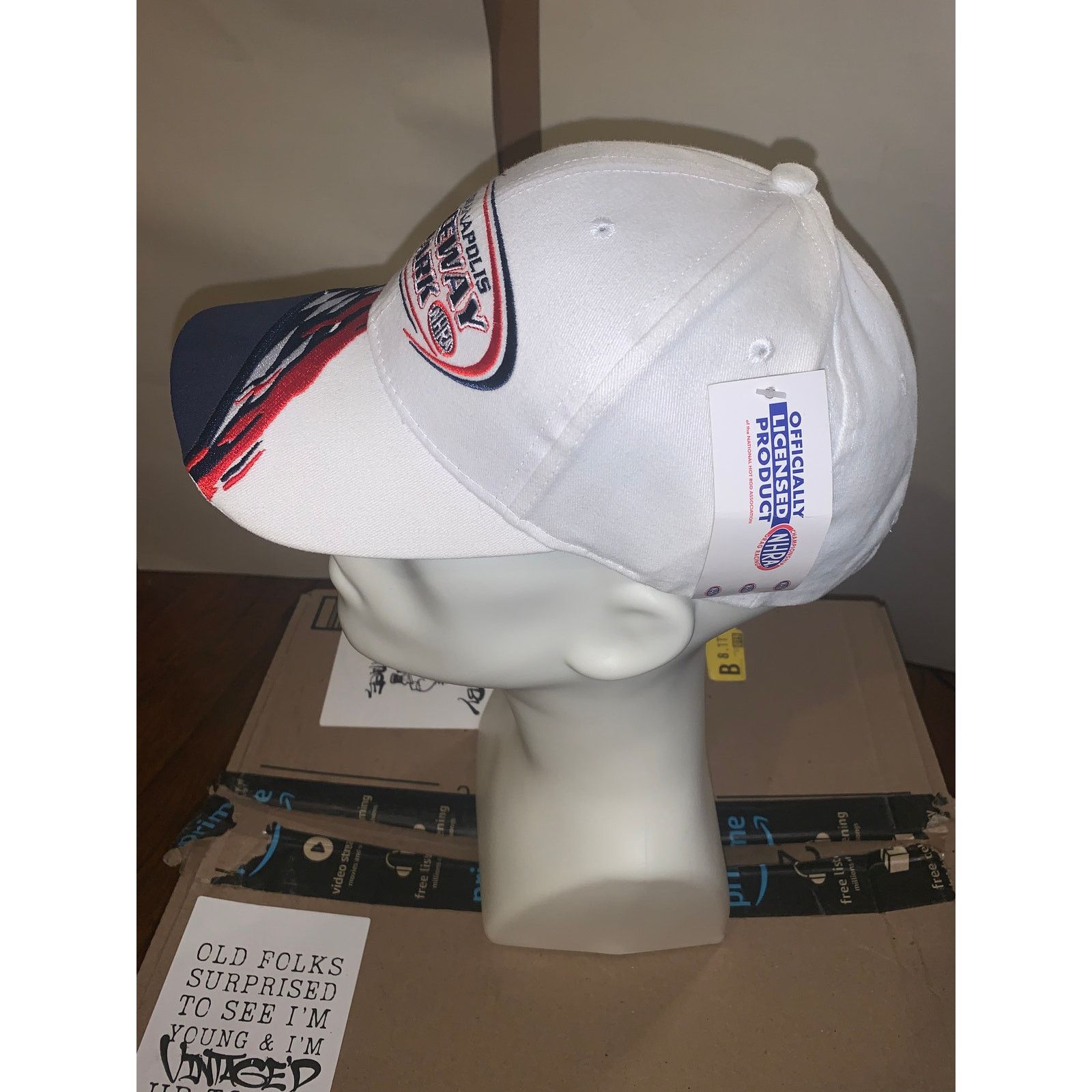 Other × Vintage Vtg Indianapolis Raceway Park NHRA Hat Deadstock Main Gate Size ONE SIZE - 4 Thumbnail