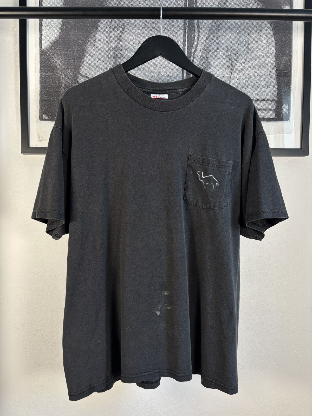 Vintage 🚭GRAIL🚭VINTAGE CAMEL CIGARETTE “HORIZON” POCKET TEE Size US XL / EU 56 / 4 - 2 Thumbnail