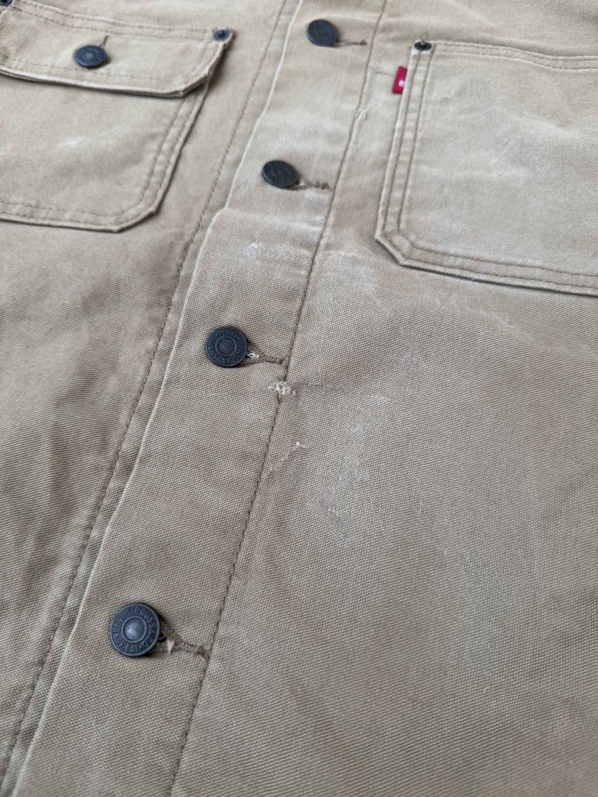 Levi's Vintage Sun Faded Levis Corduroy Collar Jacket Size US M / EU 48-50 / 2 - 10 Thumbnail