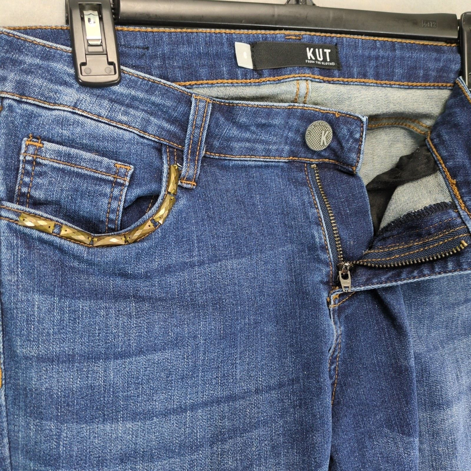 Other Kut from the Kloth Donna Ankle Skinny Jeans Women's 8 Size 30" / US 8 / IT 44 - 4 Thumbnail