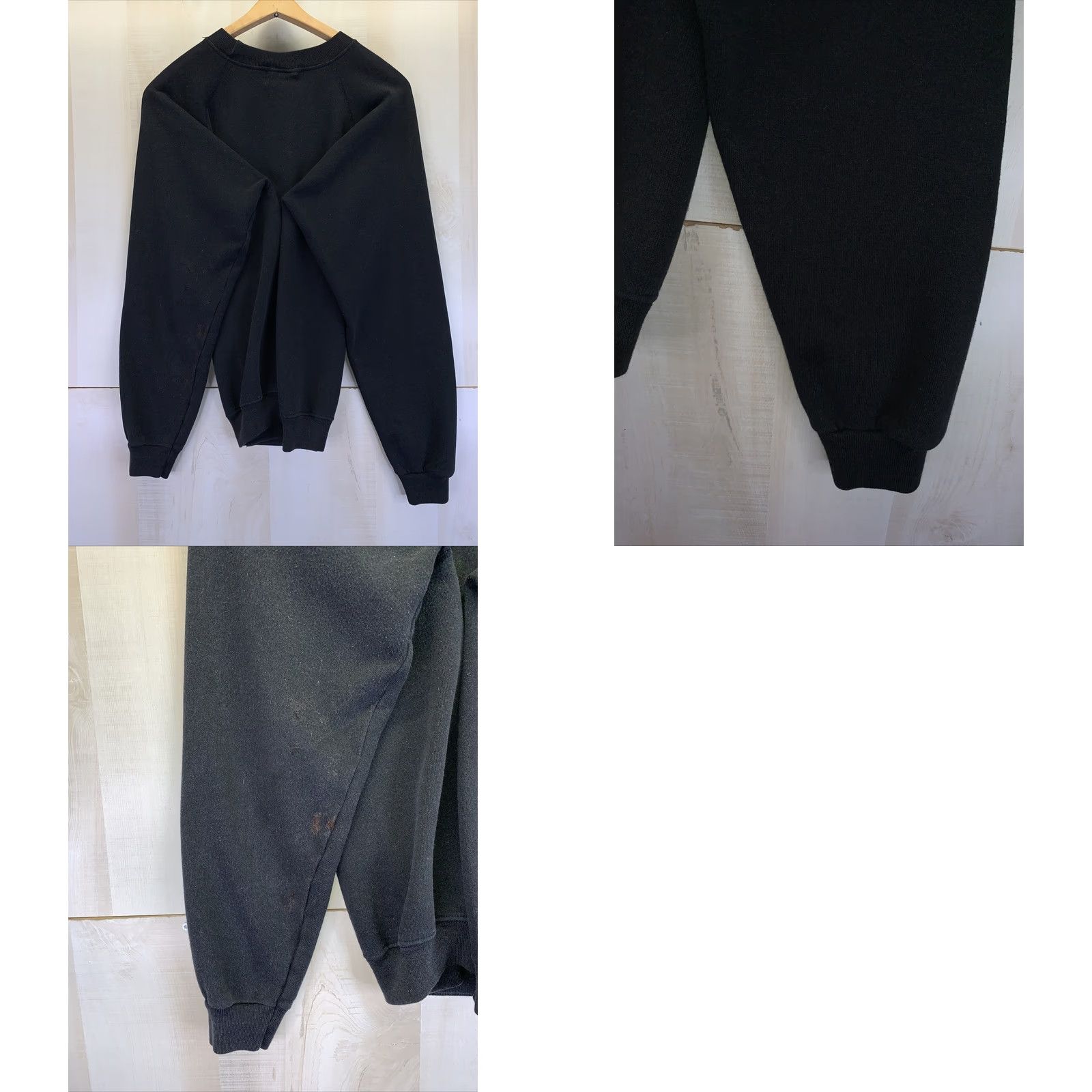 Hanes VINTAGE The Art of Being Human Womens Sweatshirt XL Black 90s Hanes Size XL / US 12-14 / IT 48-50 - 8 Thumbnail