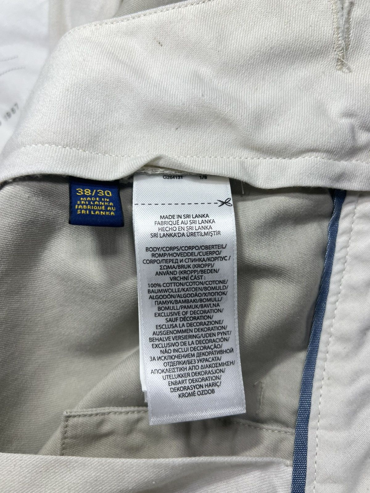Polo Ralph Lauren Polo Ralph Lauren Chino Pants Men’s 38x30 Khaki Classic Fit Size US 38 / EU 54 - 8 Thumbnail