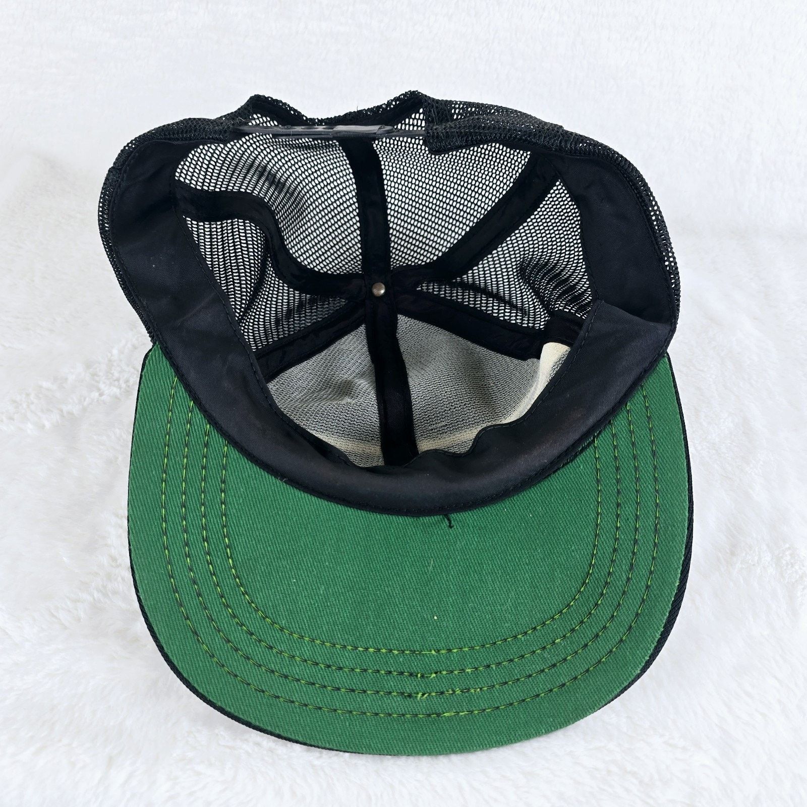 Other Vintage CAT Diesel Power Snapback Mesh Black Trucker Hat Size ONE SIZE - 7 Thumbnail