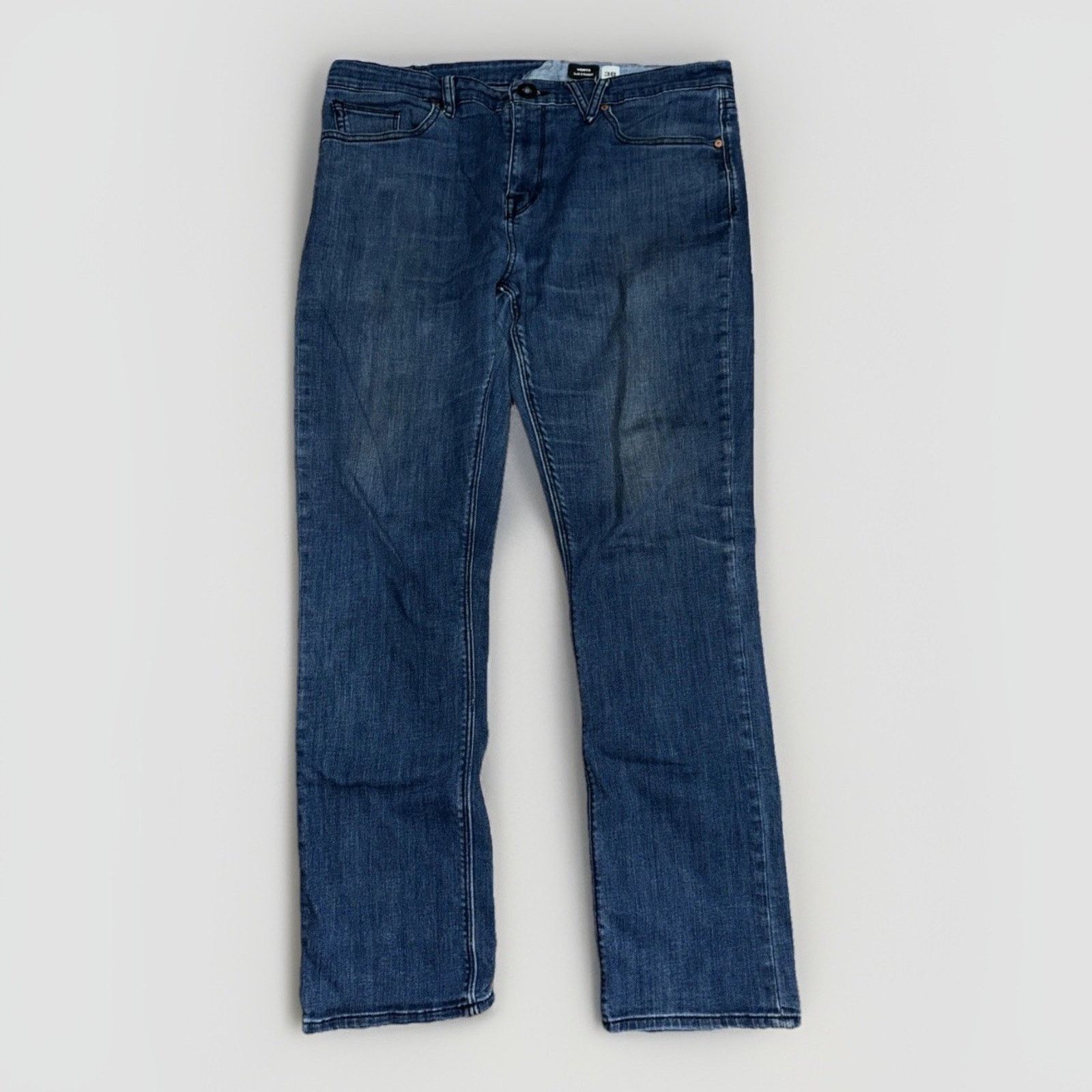 Volcom Volcom Vorta Slim Straight Jeans 38x33 Casual Skate Surf Size US 38 / EU 54 - 4 Thumbnail