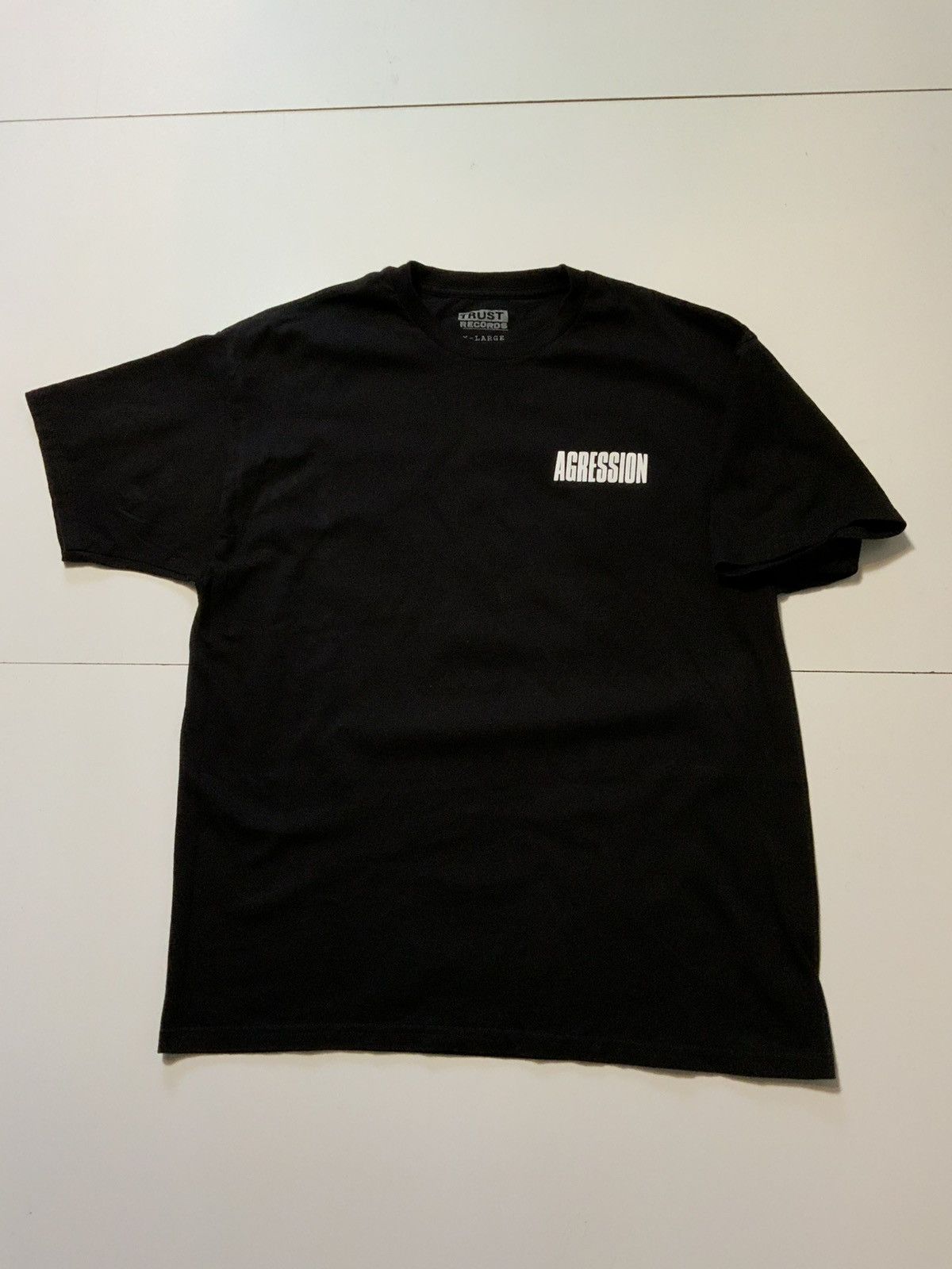 Band Tees Trust Records Agression Hardcore Punk Rock Band T-Shirt Size US XL / EU 56 / 4 - 2 Thumbnail