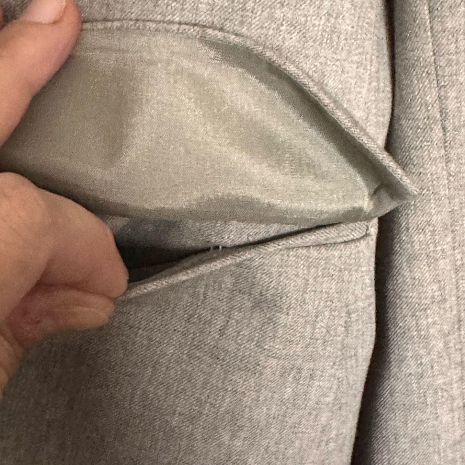 Lauren Ralph Lauren Lauren Ralph Lauren Heather Gray Wool Blazer Jacket Size L / US 10 / IT 46 - 3 Thumbnail