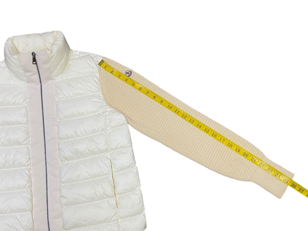 Moncler Moncler Knit Wool Sleeves Puffer Jacket Size S / US 4 / IT 40 - 20 Thumbnail