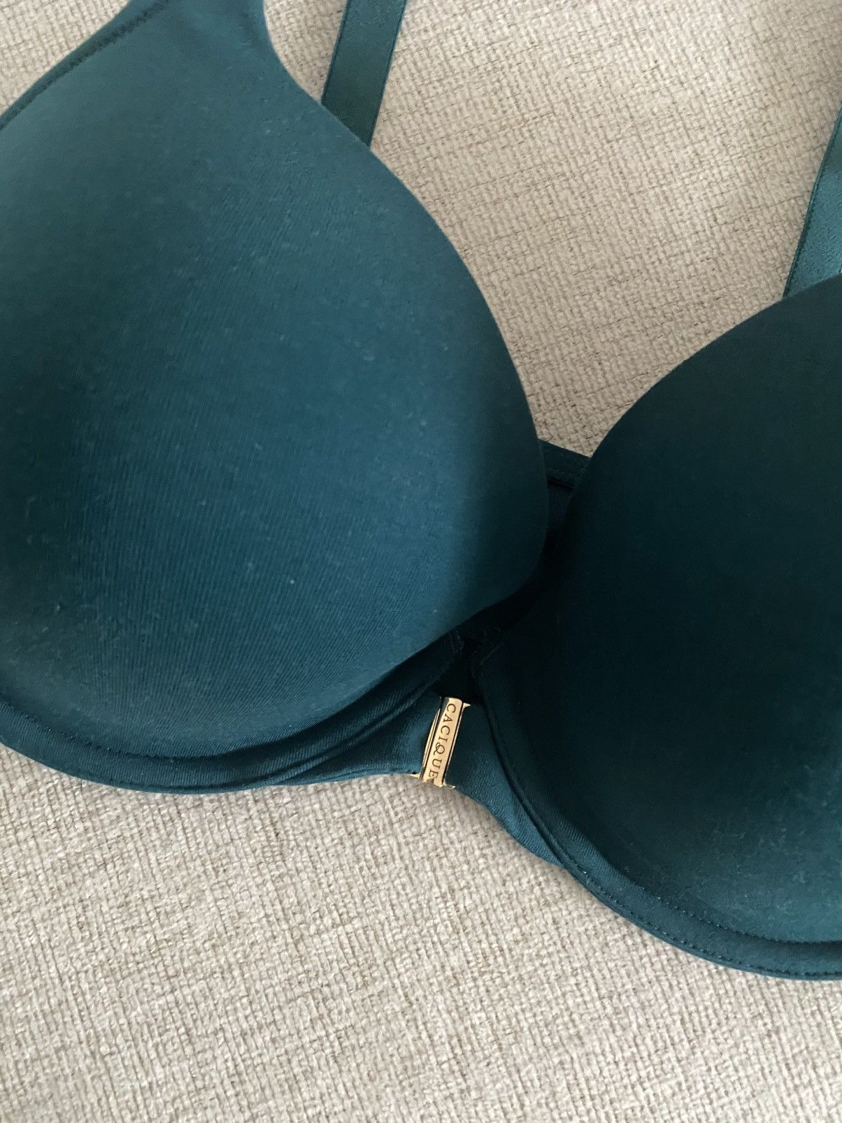 Other Cacique Lightly Lined Bra Front Close Underwire 38F New Size ONE SIZE - 3 Thumbnail